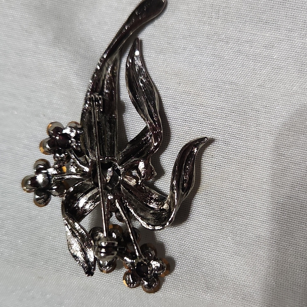 Vintage Rhinestone Brooch - Picture 3 of 4